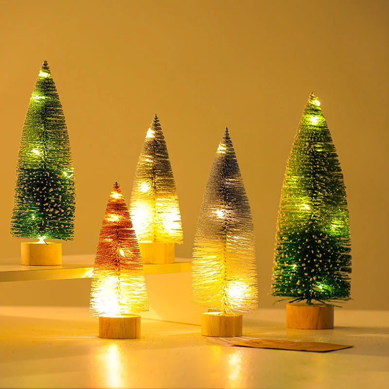 Illuminated Decorative Miniature Christmas Trees Stornfield