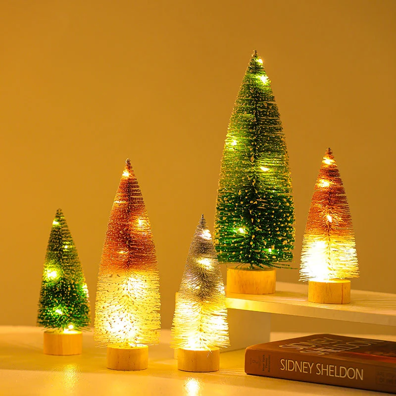 Illuminated Decorative Miniature Christmas Trees Stornfield