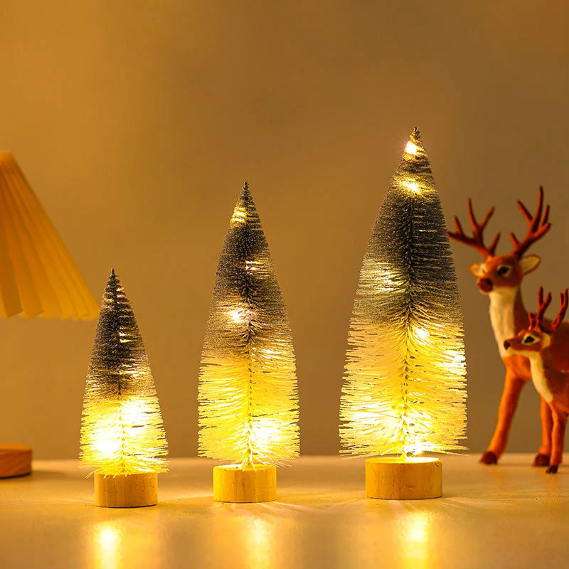 Illuminated Decorative Miniature Christmas Trees Stornfield