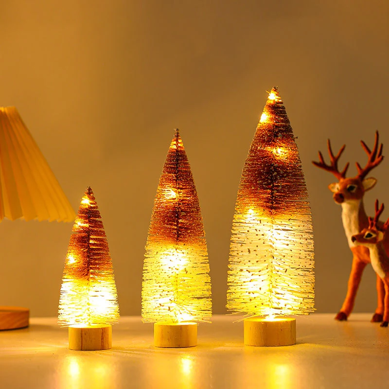 Illuminated Decorative Miniature Christmas Trees Stornfield