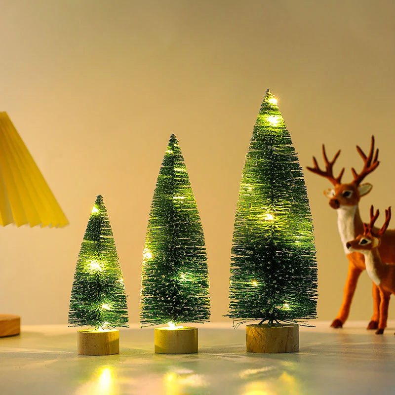 Illuminated Decorative Miniature Christmas Trees Stornfield