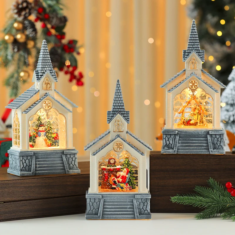 Illuminated Christmas Village Scene Decoration Stornfield