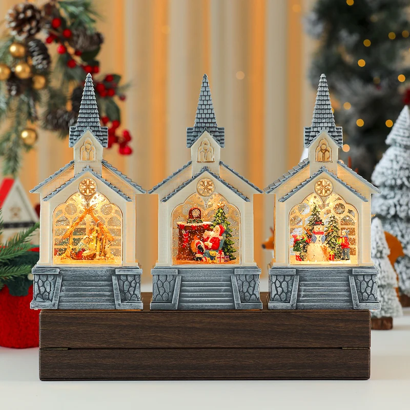 Illuminated Christmas Village Scene Decoration Stornfield