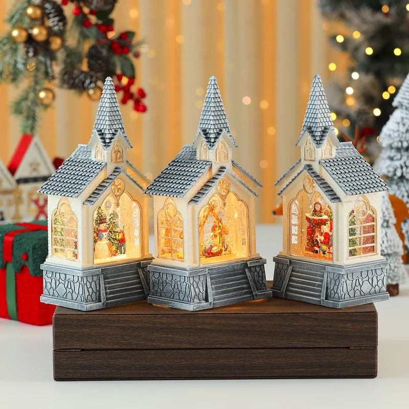 Illuminated Christmas Village Scene Decoration Stornfield