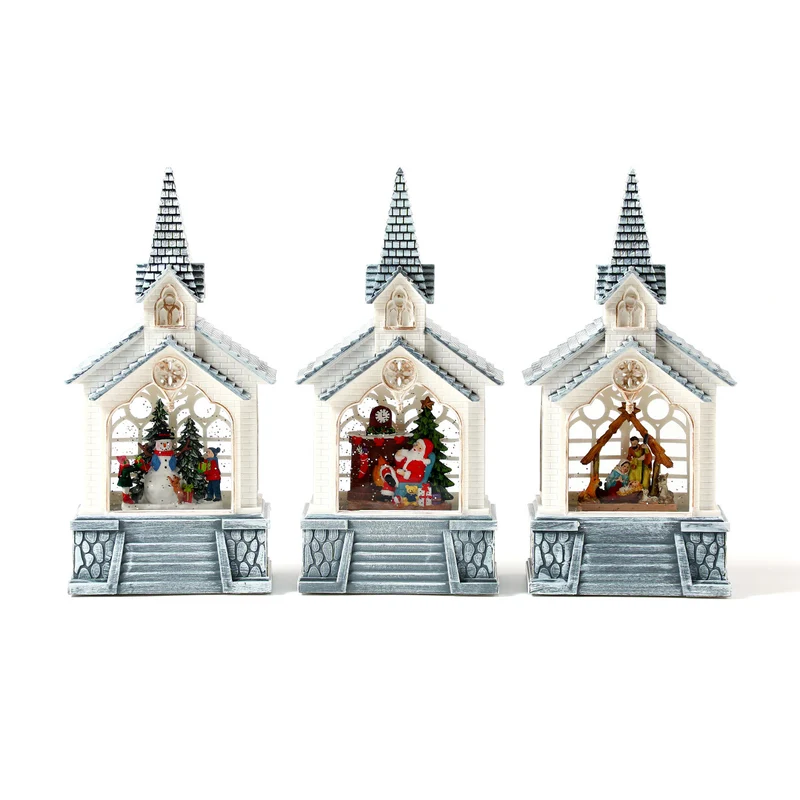 Illuminated Christmas Village Scene Decoration Stornfield