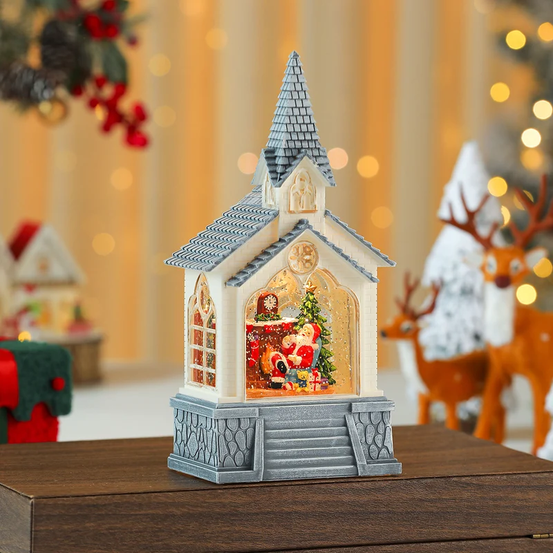 Illuminated Christmas Village Scene Decoration Stornfield
