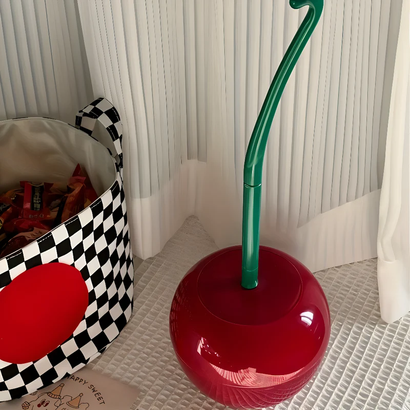 CherryFresh - Stylische Toilettenbürste und Halter für Mühelose Reinigung