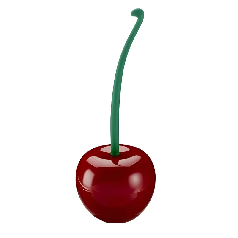 CherryFresh - Stylische Toilettenbürste und Halter für Mühelose Reinigung