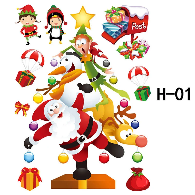 Festive Christmas Wall Decals Stornfield