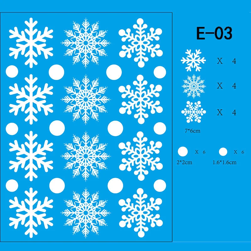 Festive Christmas Wall Decals Stornfield