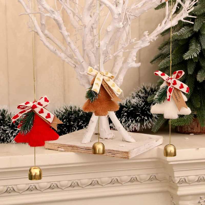Festive Christmas Tree Ornament with Bell Stornfield