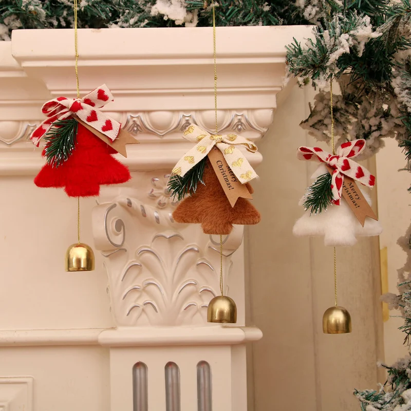 Festive Christmas Tree Ornament with Bell Stornfield