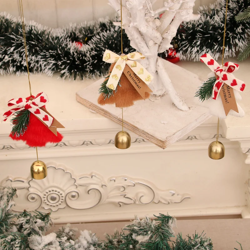 Festive Christmas Tree Ornament with Bell Stornfield