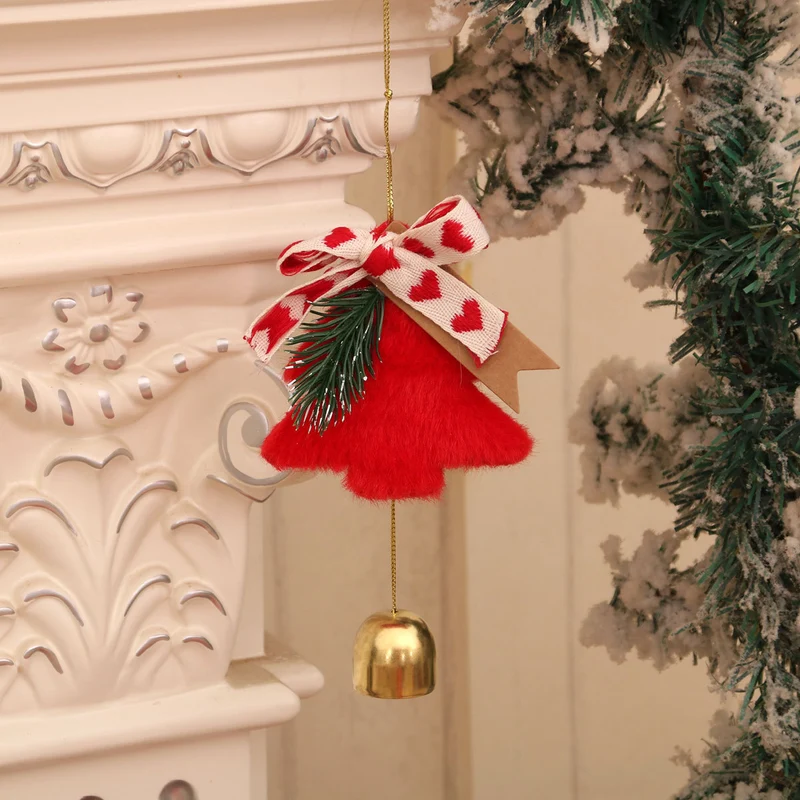 Festive Christmas Tree Ornament with Bell Stornfield