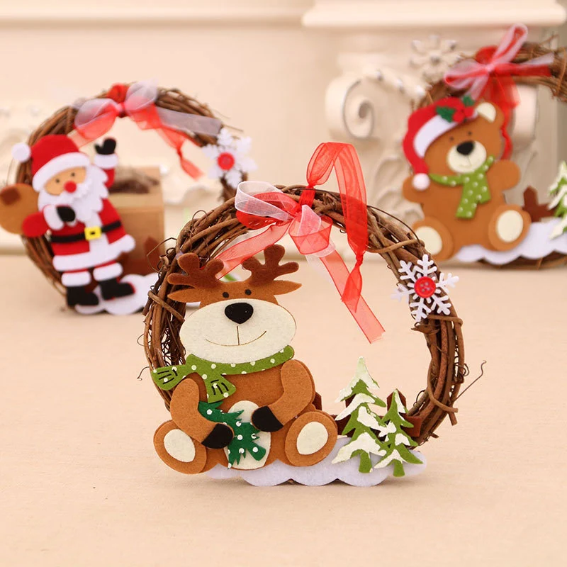 Felt Snowman Christmas Wreath Stornfield