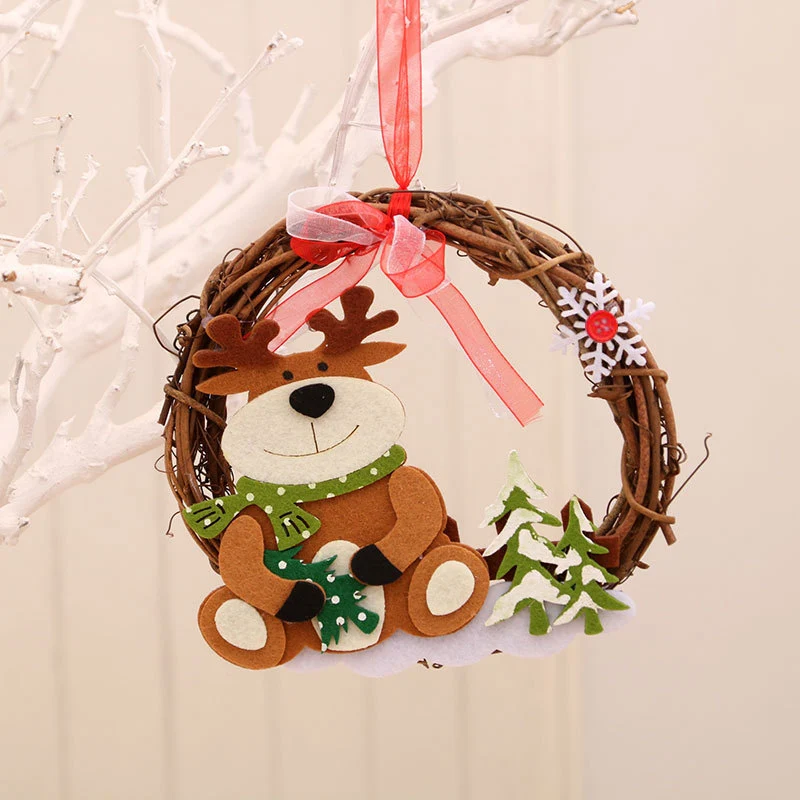 Felt Snowman Christmas Wreath Stornfield
