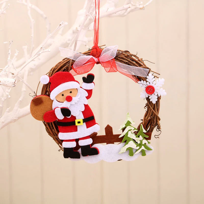 Felt Snowman Christmas Wreath Stornfield