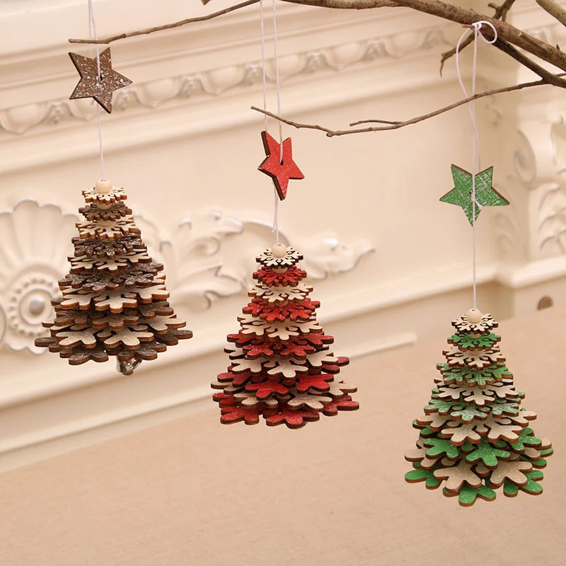 Elegant Wooden Star Ornament Stornfield