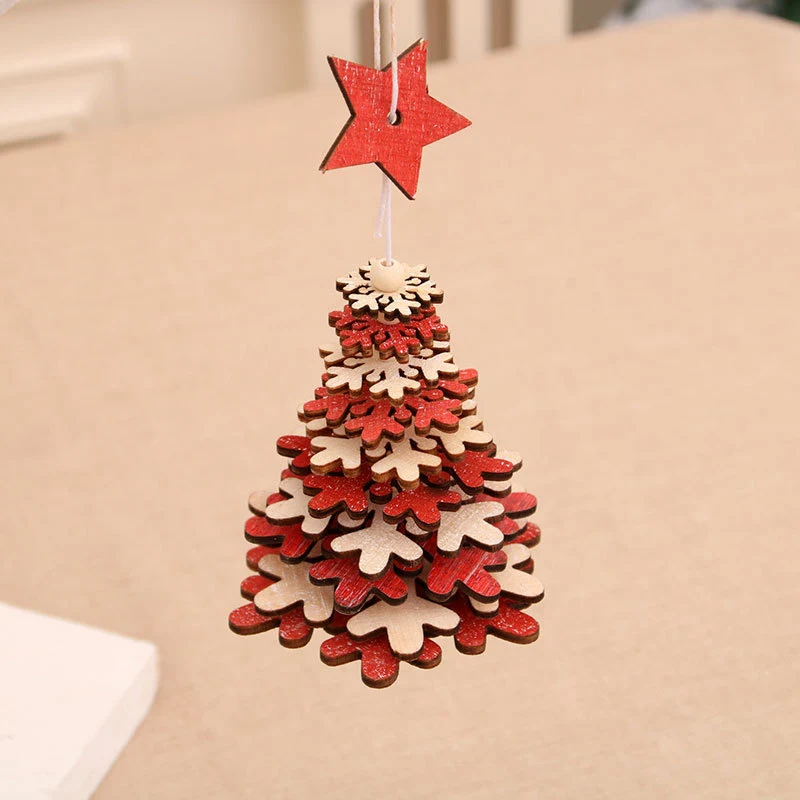 Elegant Wooden Star Ornament Stornfield