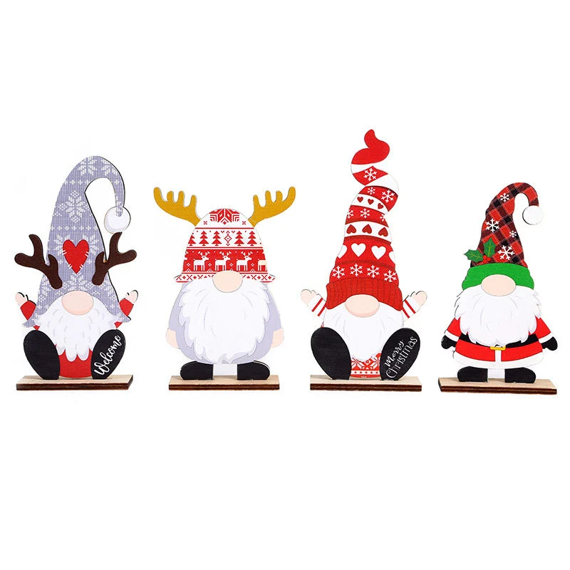 Decorative Wooden Santa Figurine Stornfield