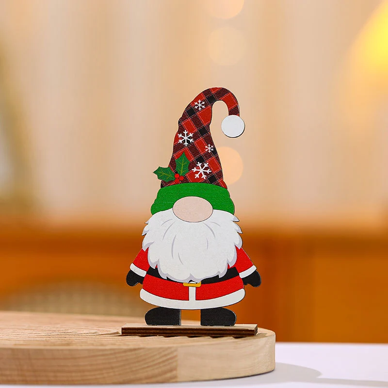 Decorative Wooden Santa Figurine Stornfield