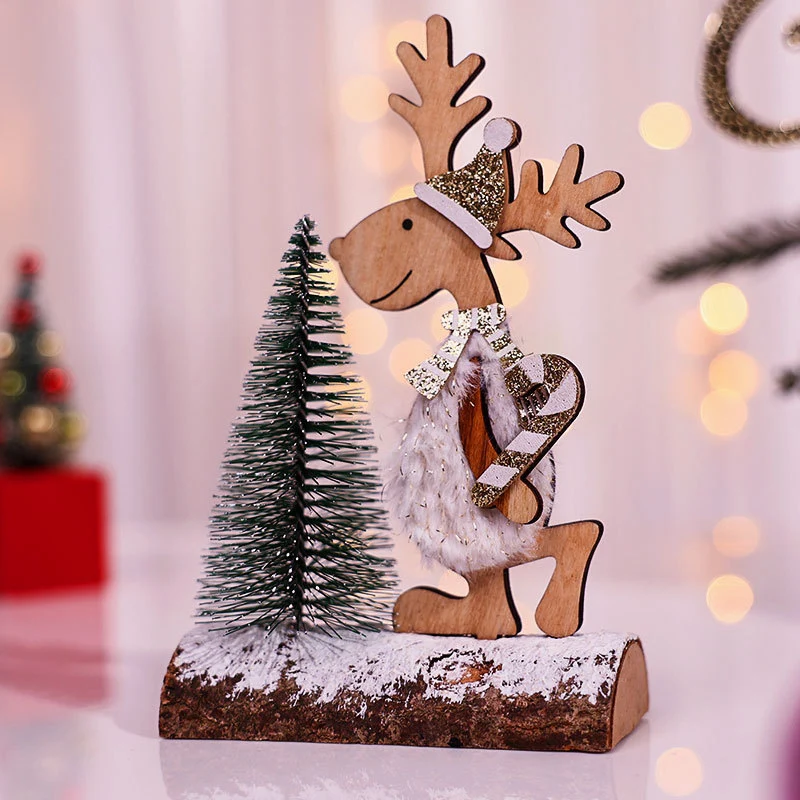 Decorative Wooden Reindeer Figurine Stornfield