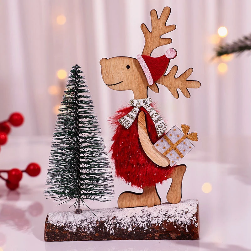 Decorative Wooden Reindeer Figurine Stornfield