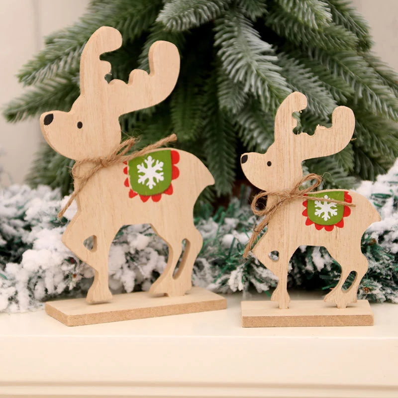 Decorative Wooden Reindeer Figurine Stornfield 1790145184
