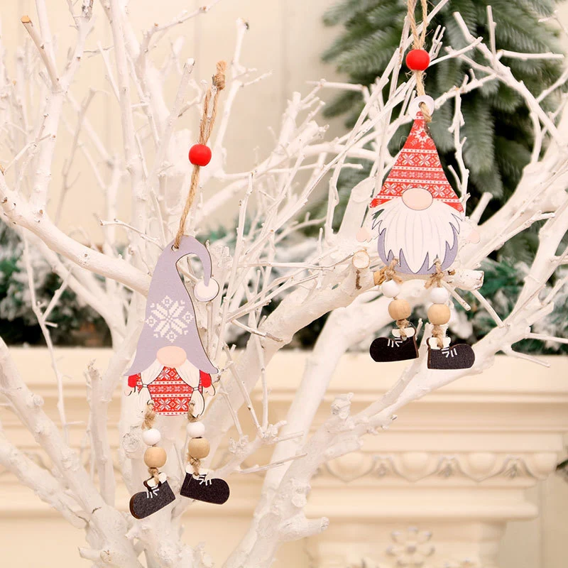 Decorative Wooden Gnome Ornament Stornfield