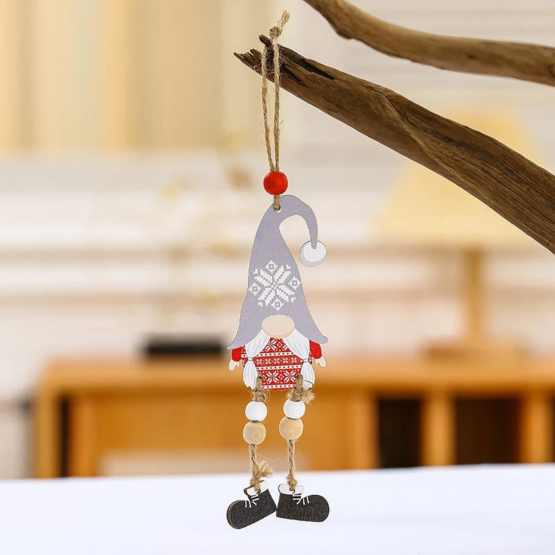 Decorative Wooden Gnome Ornament Stornfield