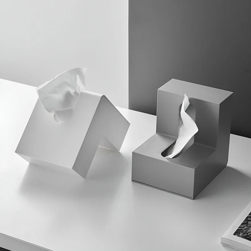 AngleEase - Moderne L-förmiger Tissue Halter - Right Angle Tissue Aufbewahrungsbox