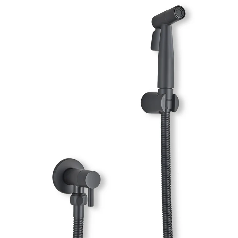 AquaGleam - Edelstahl Bidet-Sprühkopf mit Wandhalterung