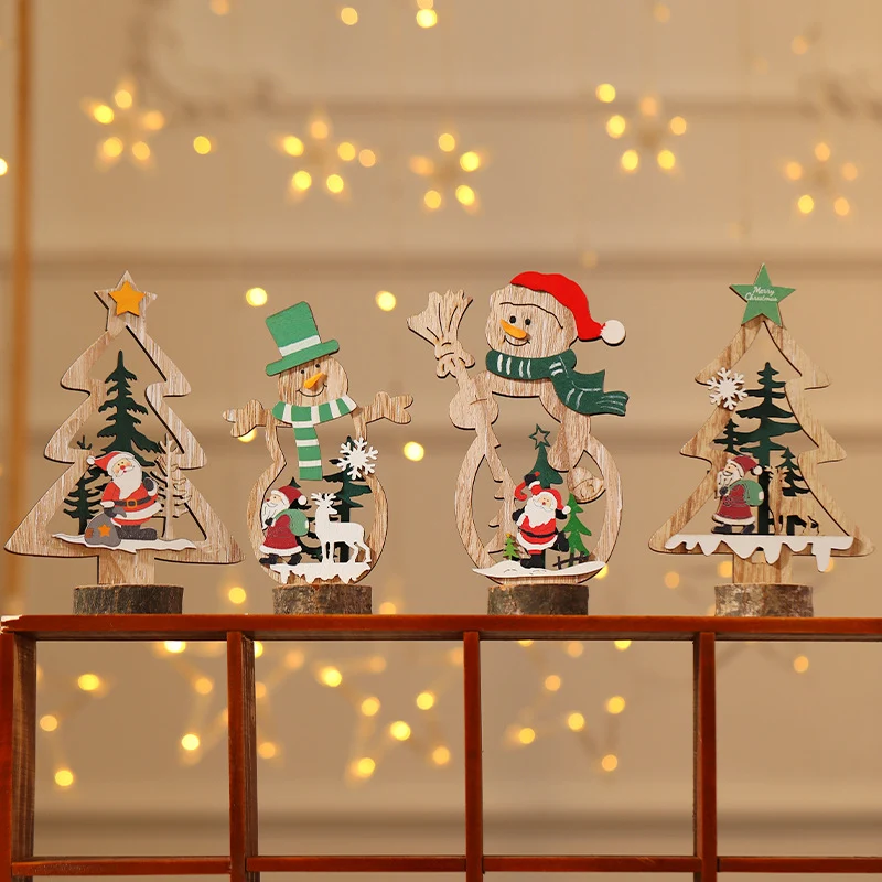 Decorative Wooden Christmas Tree Ornament Stornfield