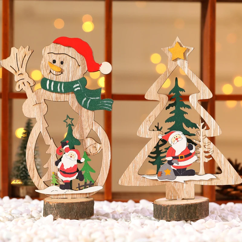 Decorative Wooden Christmas Tree Ornament Stornfield
