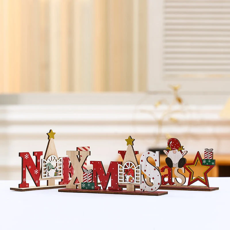 Decorative Wooden Christmas Sign Stornfield