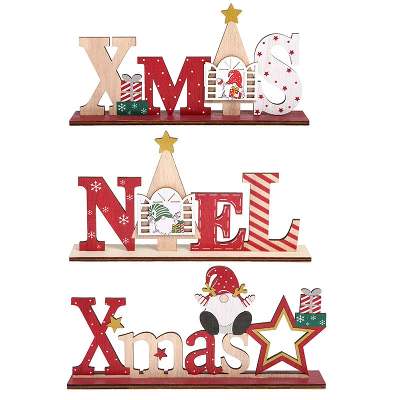 Decorative Wooden Christmas Sign Stornfield