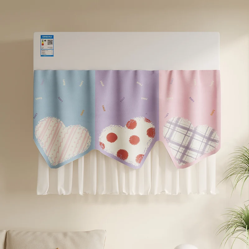 Three-Panel Scalloped Star-Hem Layered Sheer Window Valance Set