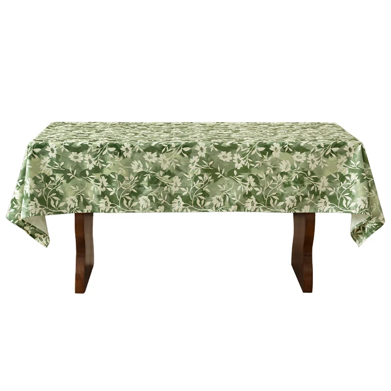 Floral Wax-Coated Tablecloth with Anti-Stain Surface and Fine Texture Stornfield