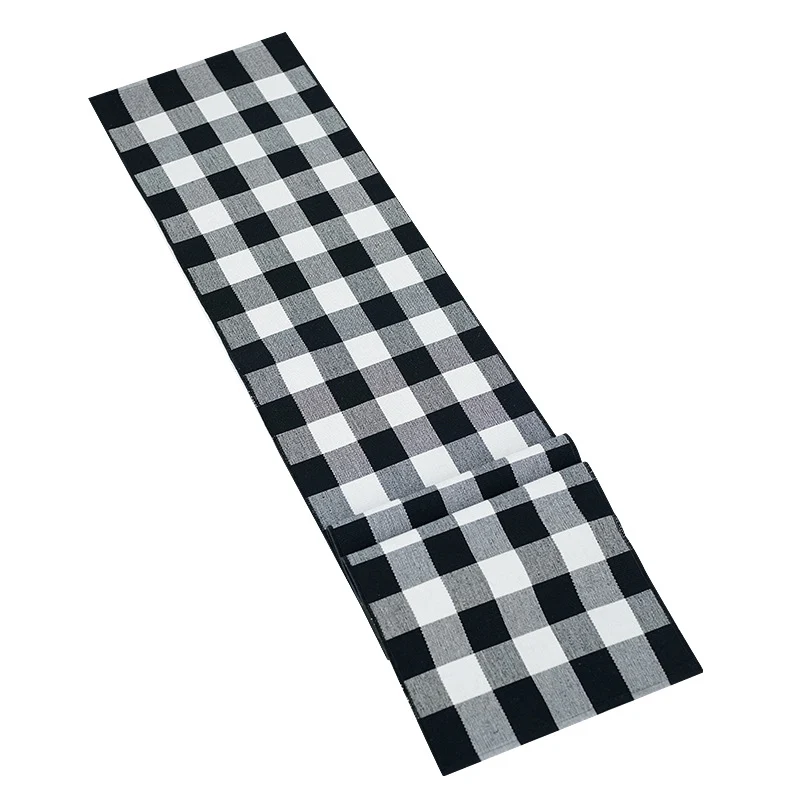 Woven table placemat in buffalo check made of cotton blend Stornfield
