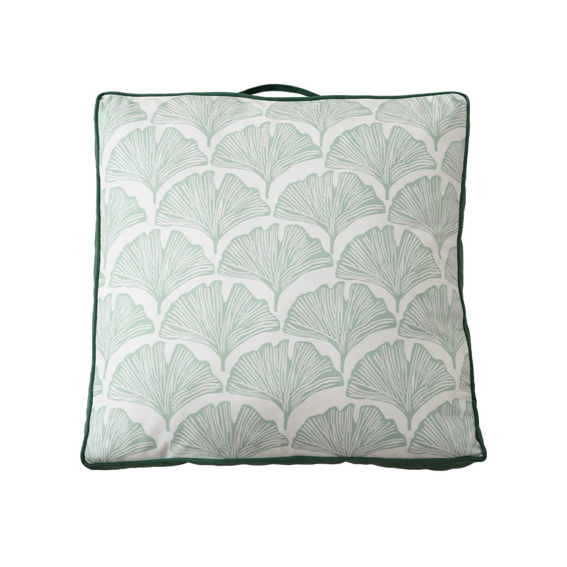 Padded chair cushion with carrying handle and decorative stitching Stornfield