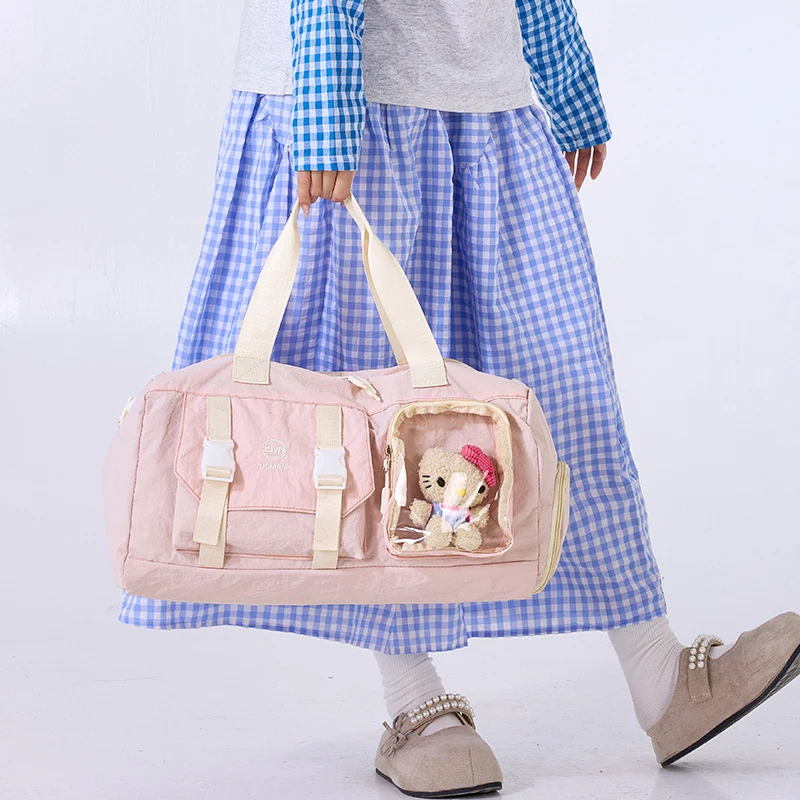 Vielseitige Sport-Duffel-Tasche mit transparentem Fach Karnz
