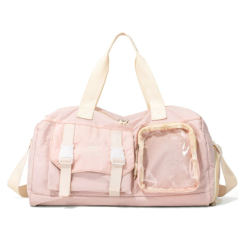 Vielseitige Sport-Duffel-Tasche mit transparentem Fach Karnz
