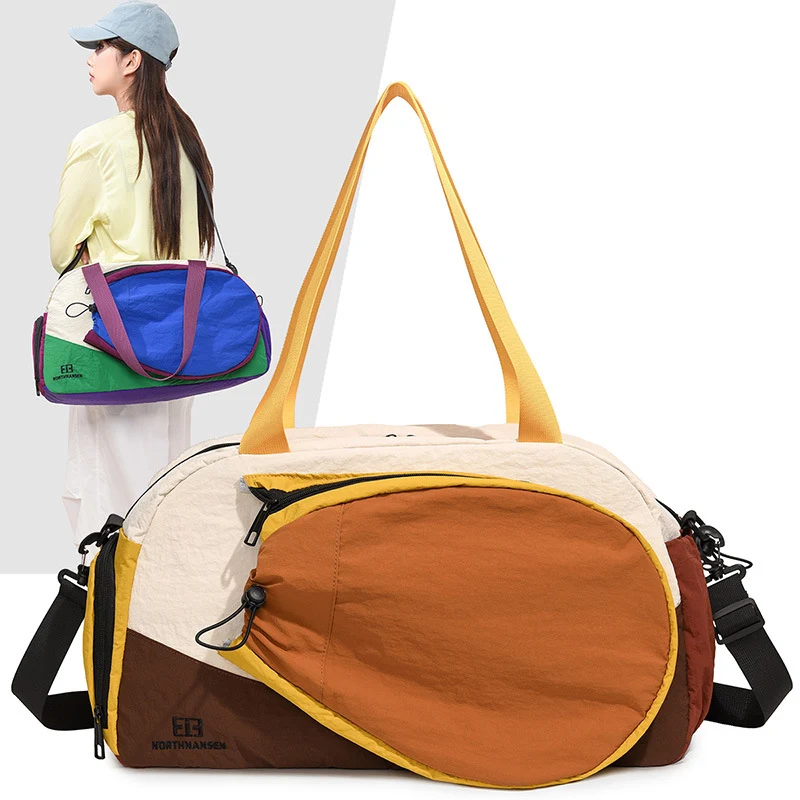 Vielseitige Color Block Gym Duffle Bag Karnz