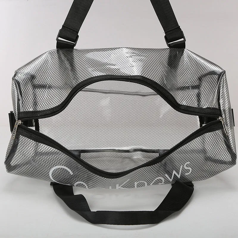 Transparente Mesh Sport Duffel Bag Karnz
