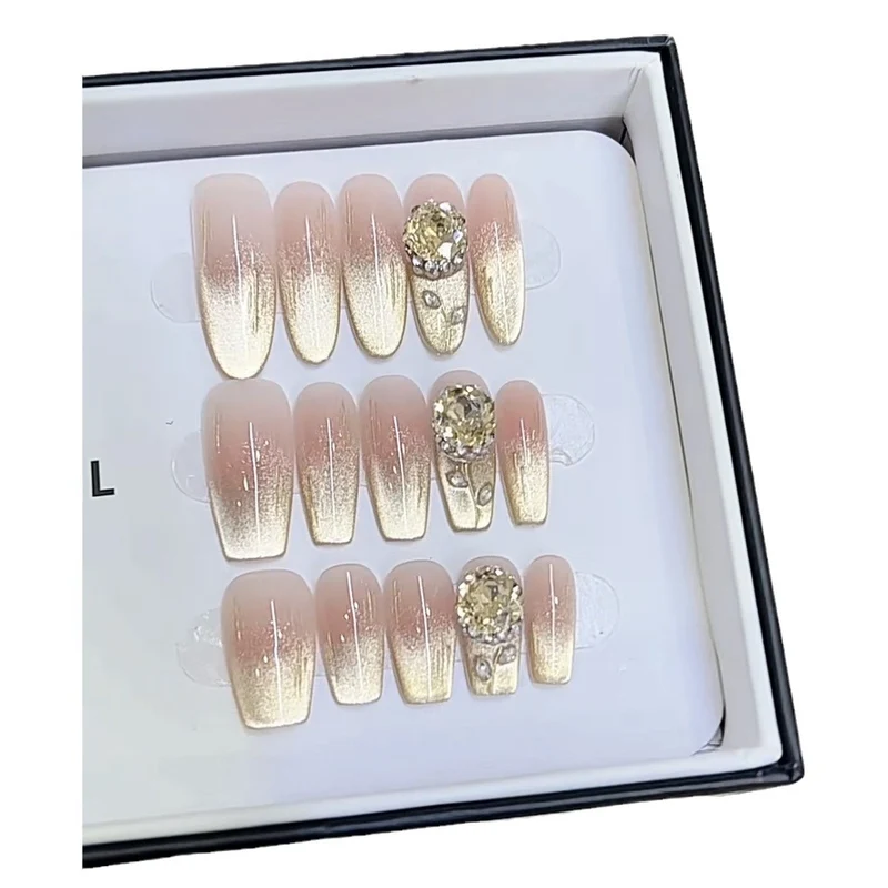 Luxus Ombre Press-On Nagelset Karnz