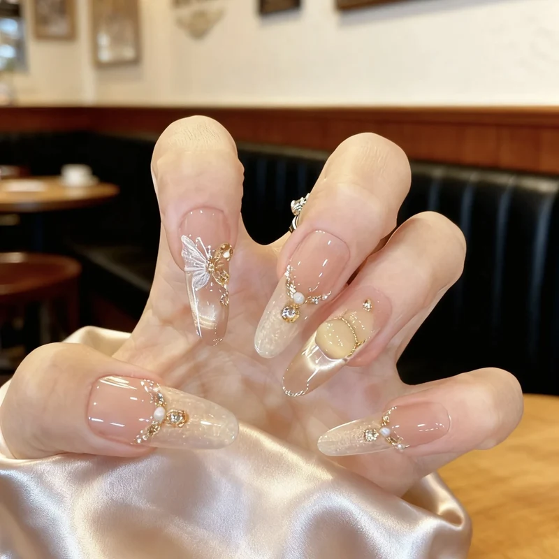 Luxus Dekorative Druck-Nagelkunst Set Karnz