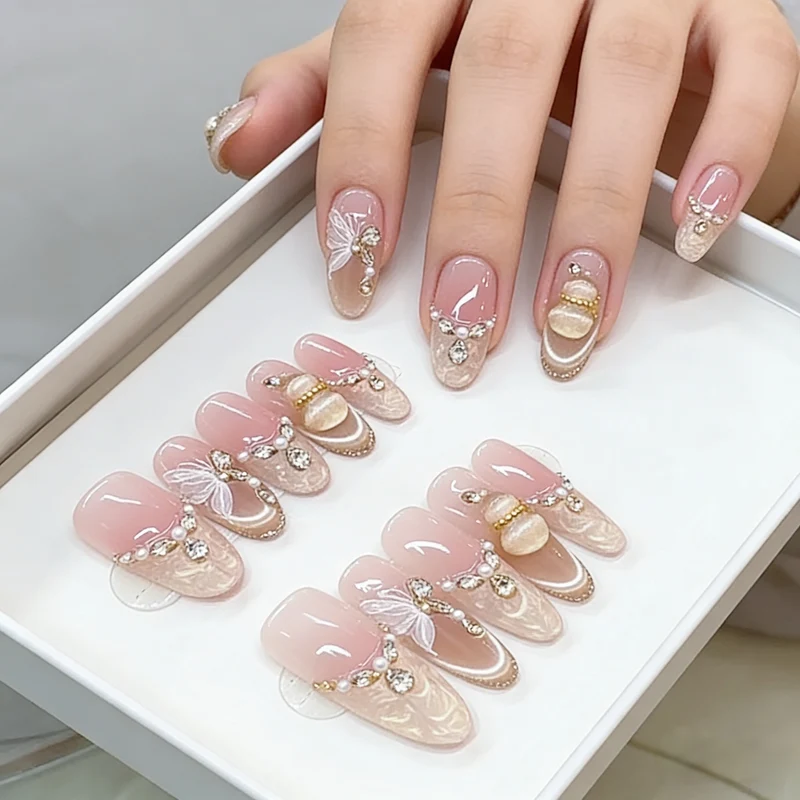 Luxus Dekorative Druck-Nagelkunst Set Karnz