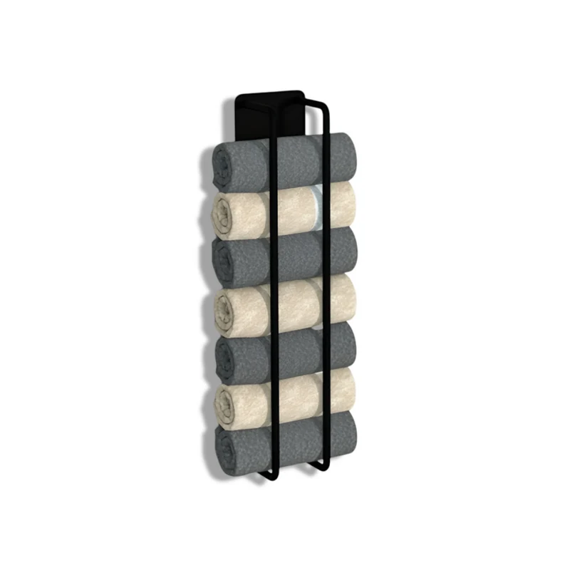 Metallischer Handtuchhalter - Premium Badezimmer Handtuchhalter - Multifunktionaler Badezimmer-Organizer