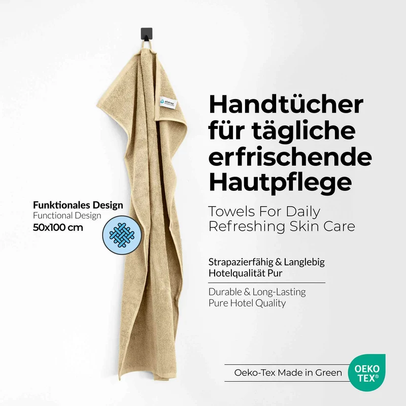 etérea Handtuch Serie Viola ohne Borte