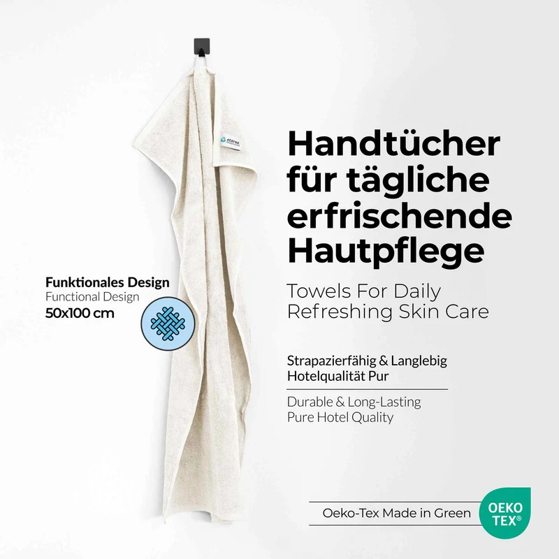 etérea Handtuch Serie Viola ohne Borte